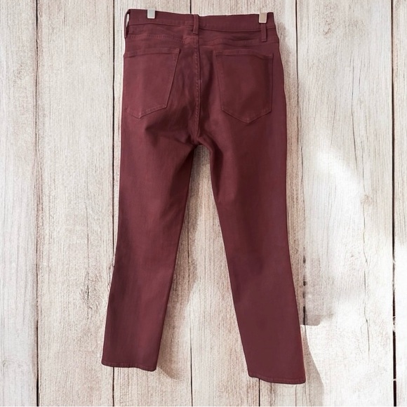 Frame Le High Straight Leg Fired Brick Jean Pant - Picture 2 of 10